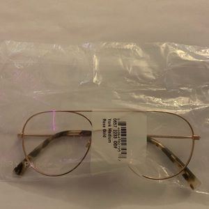 Warby Parker York rose gold